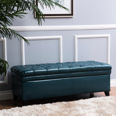 Rangement pour unité centrale bleu sarcelle - tendance avec rangement, 50 po Profondeur, 20,5 po de largeur, 17,78 po de hauteur, 30,73 lb. Poids couvert, profond, large, haut, lourd