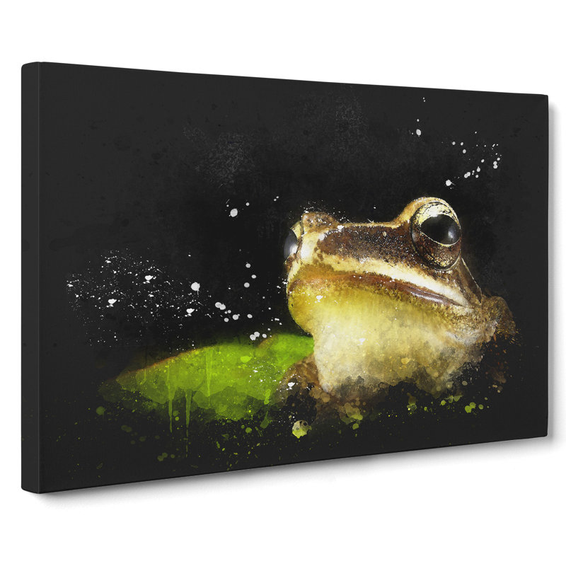 Frog Vol.2 - Wrapped Canvas Print, 35cm H x 50cm W x 3cm D