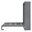 Lit escamotable double pleine grandeur avec tablettes-744580379