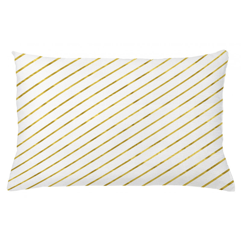 Housse de coussin lombaire intérieur/extérieur, 16 po x 26 po