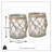 7'' H Glass Tabletop Lantern