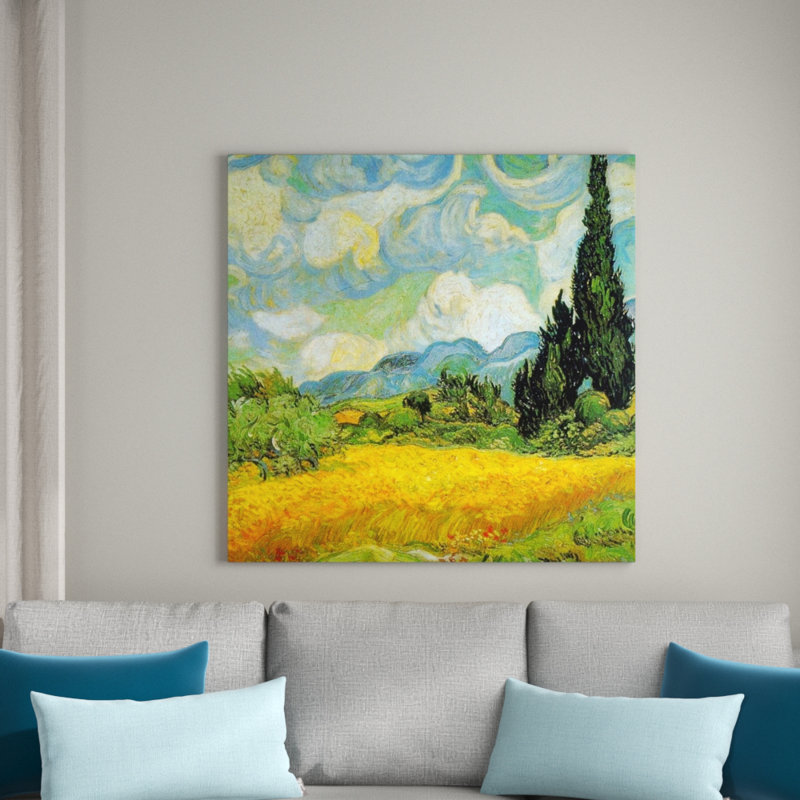 Vincent Van Gogh - Wrapped Canvas Painting, 70cm H x 70cm W x 1.8cm D