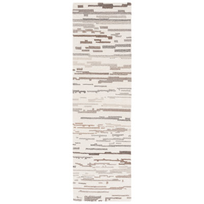 Kebbie Hand Tufted Wool Pile Abstract Rug
