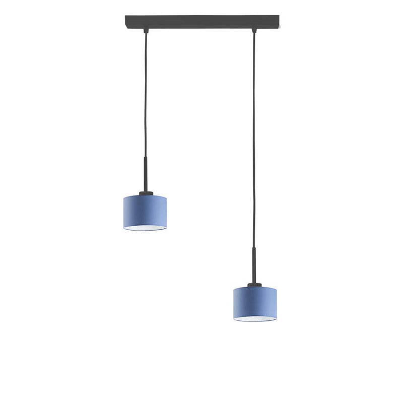 Gurganious 2 - Light Kitchen Island Pendant, Black, Blue