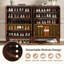 Armoire de rangement pour chaussures avec tablettes réglables, ensemble de 2