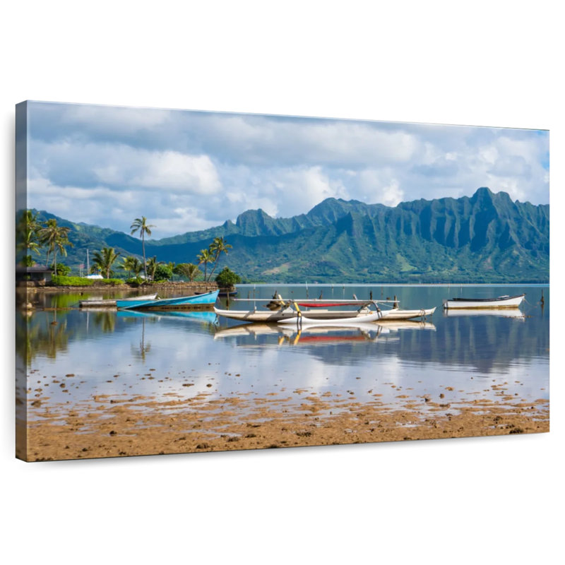 Mehar Kaneohe Bay Boats, 8" H x 12" W
