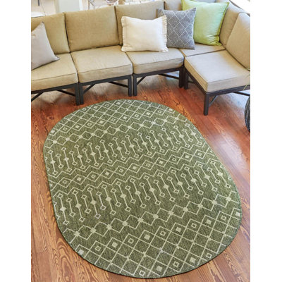 Outdoor Preen Area Rug Seige Color
