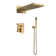 Rainier 22" Rainfall Complete Shower System with with Rainfall & Waterfall Spray, Handheld and Rough-in Valve Included