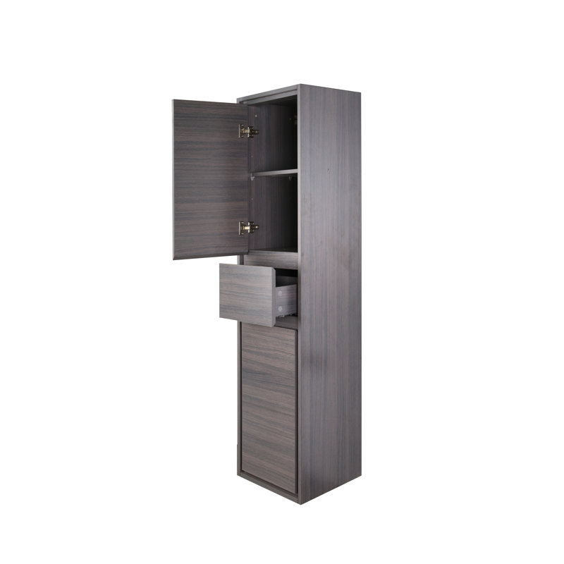 Goldstein Linen Cabinet, Grey Oak