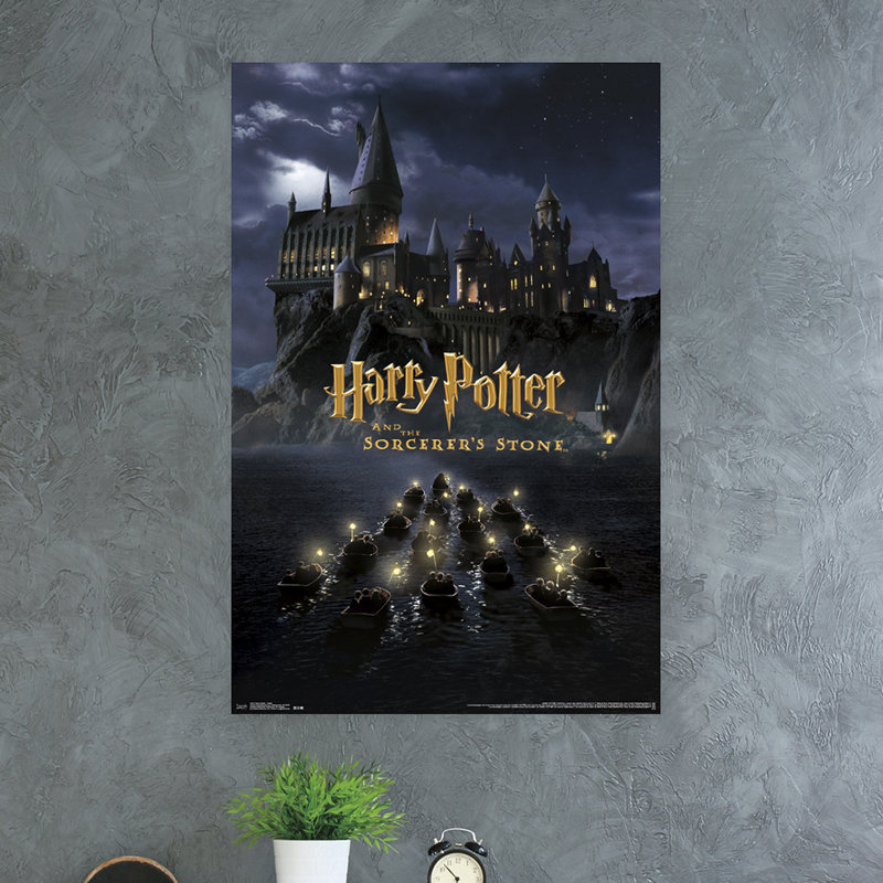 Harry Potter Castle Multicolor Glossy Wall Poster