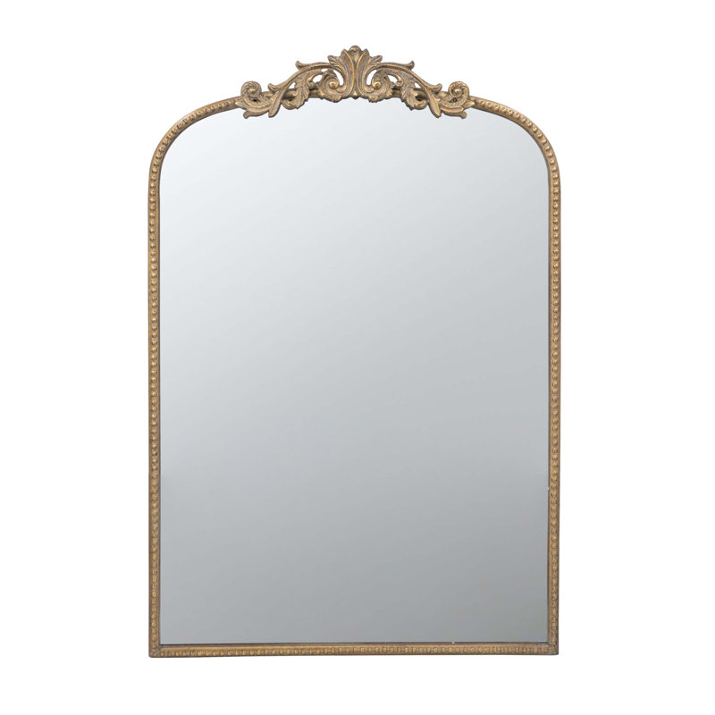24" X 36" Gold Arch Mirror, Gold, 36" x 24"