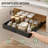 Expandable pull out cabinet organizer for kitchen storage