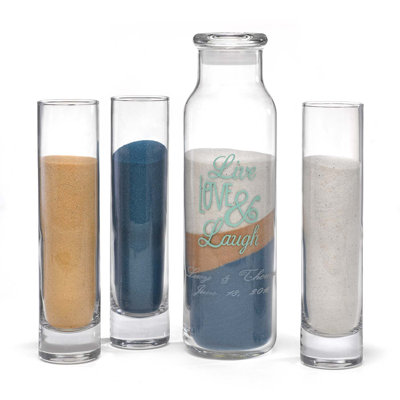 Glass Unity Candles And Sand