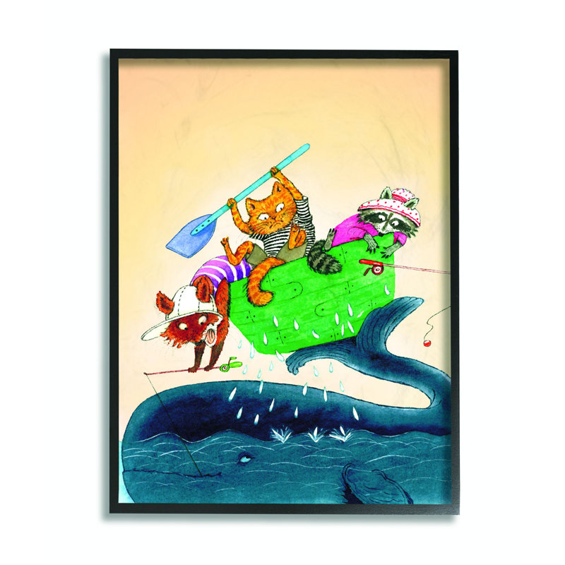Caricature de Ramsell, H 30 po x l 24 po, Cadre noir