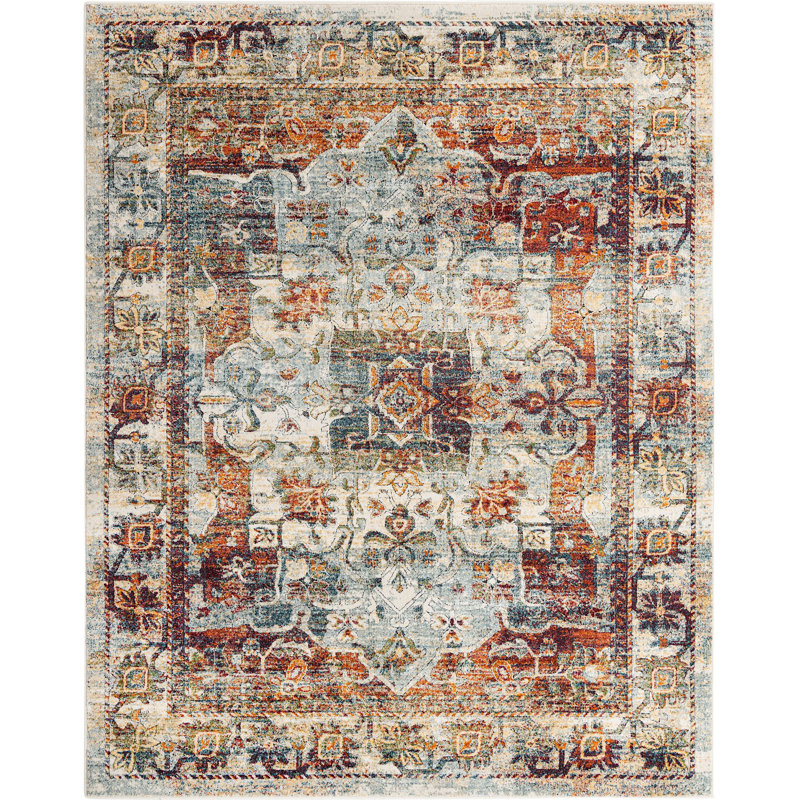 Mekalah Oriental Indoor Rug, Rectangle 7'10" x 10'