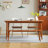 Brown Rectangular Solid Wood Dining Table-1543689016