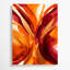 Abstrait aquarelle 54, art mural sur toile brune-42776354