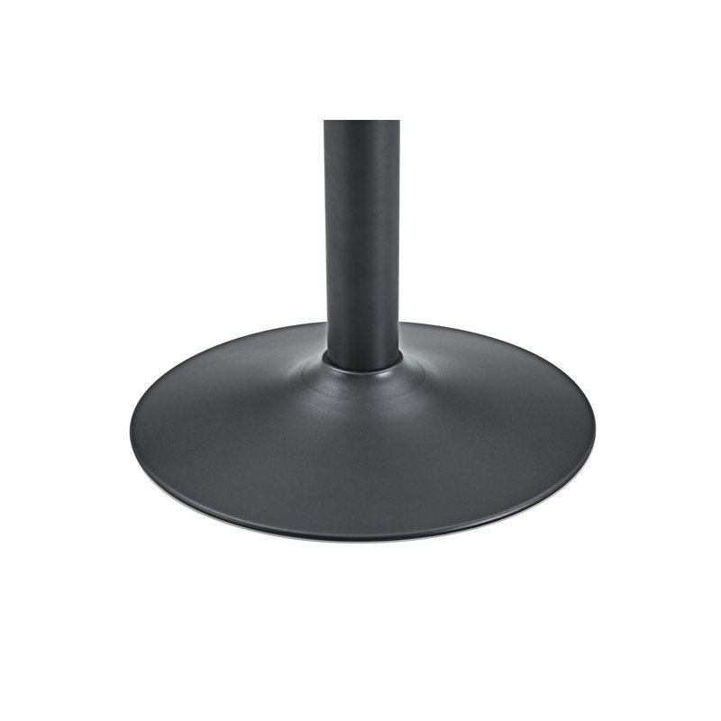 Table basse avec plateau en verre, Transparent / noir