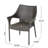 Outdoor Resin Chair, 52637.00MBRN KD MP4-1317488850-1317488851