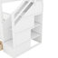 Lit superposé Twintwin avec structure blanche en bois massif - Structure simple pour lit simple-355529793