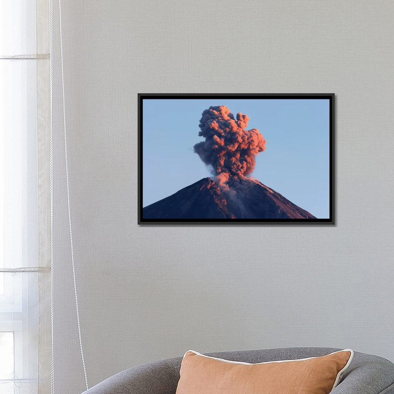 « semeruing, java island, indonésie i » par martin rietze, reproduction d’impression sur toile tendue, Toile avec cadre noir