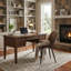Chaise d'appoint rembourrée en similicuir Chardee-563054730