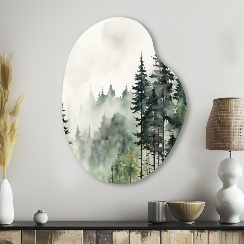 Haddou - Décoration murale irrégulière en forme de poire pin en métal, H 38 po x l 28 po