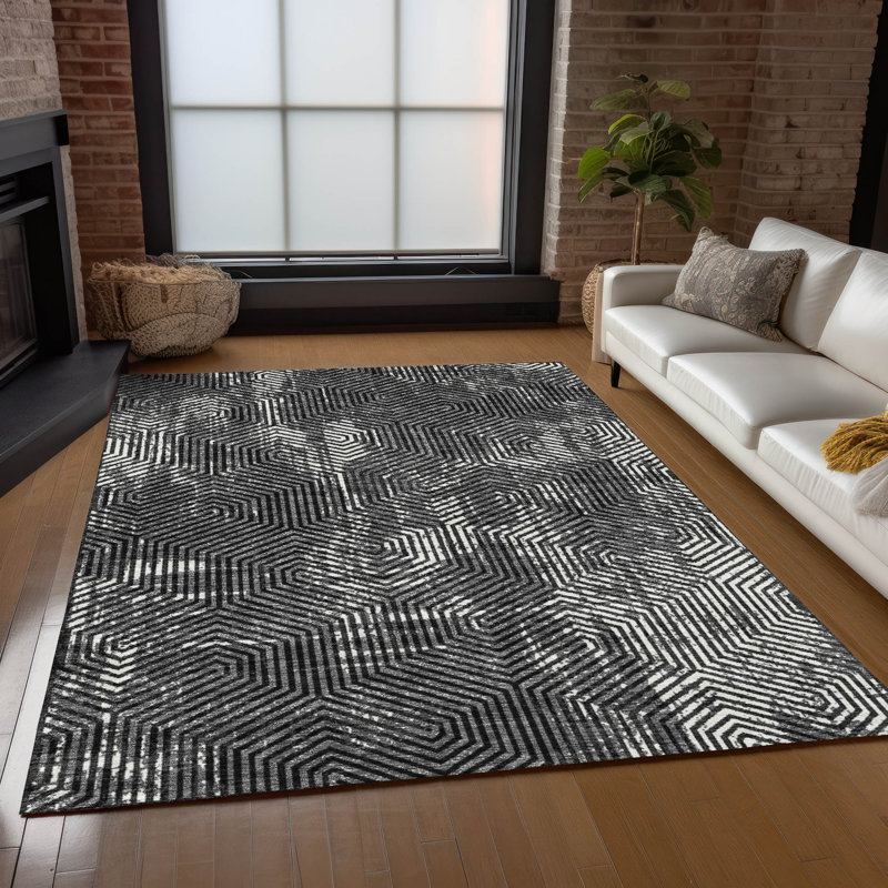 Tapis intérieur / extérieur Maliana, Rectangle 9 pi x 12 pi