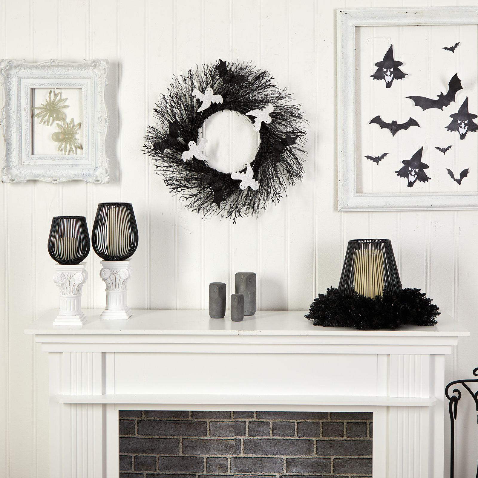 Faux Twig 22'' Wreath