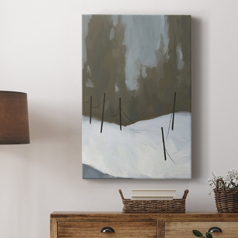 Deep Snow IV -Gallery Wrapped Cavas, 60" H x 40" W