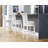 Upholstered Counter Stool with Solid Wood Frame-1511682861