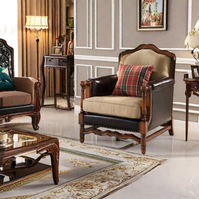 Fauteuil rembourré American Light