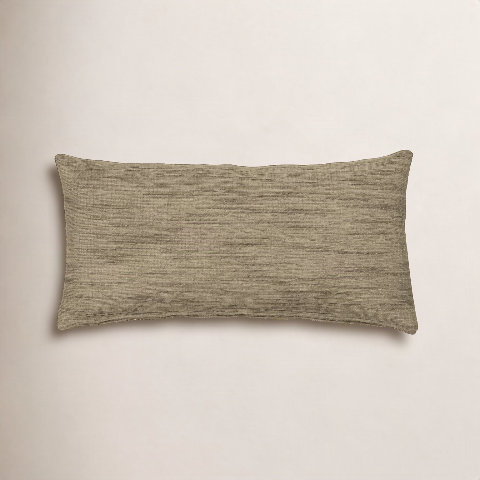 Throw Pillow, Feather, Green, Rectangular 14"H x 26"W