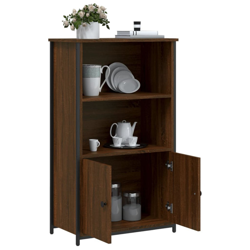 Milar 62cm Sideboard, Brown Oak Look