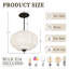 Luminaire suspendu en verre blanc 3 lumières