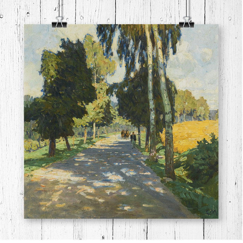 Carl Moll Country Lane - Frameless Print, 60.96 x 60.96cm
