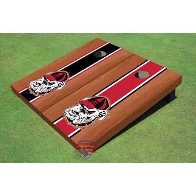 Ensemble de planches de cornhole à poils longs 2 'x 4' NCAA