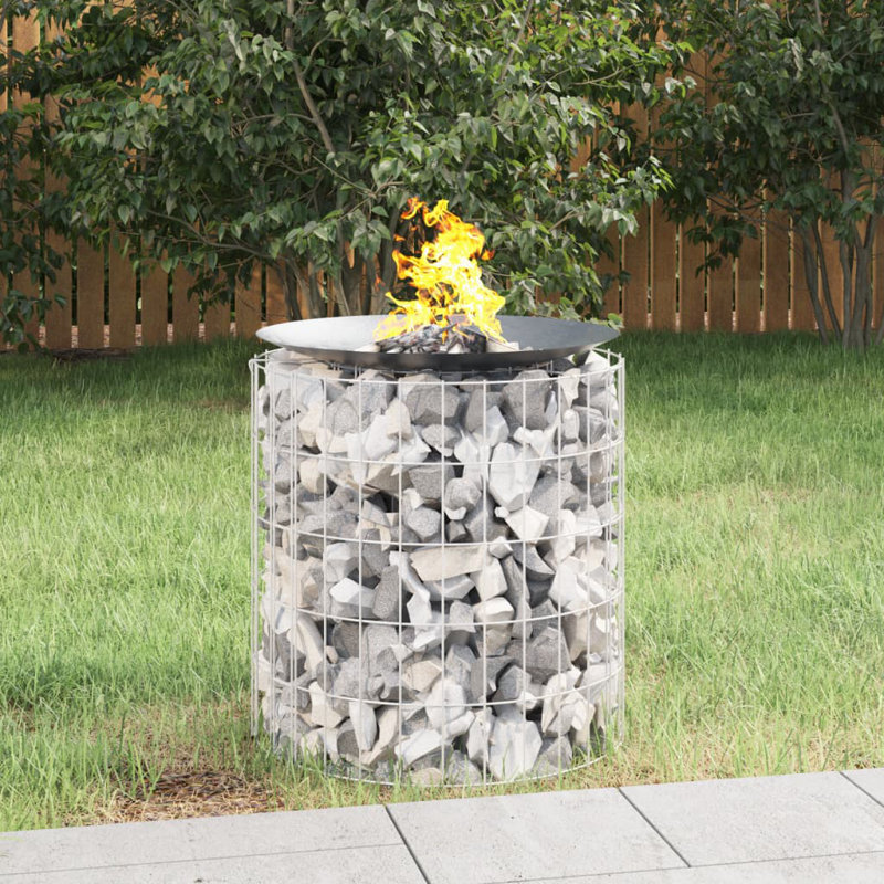 Azzareya Round Iron Wood Burning Smokeless Fire Pit