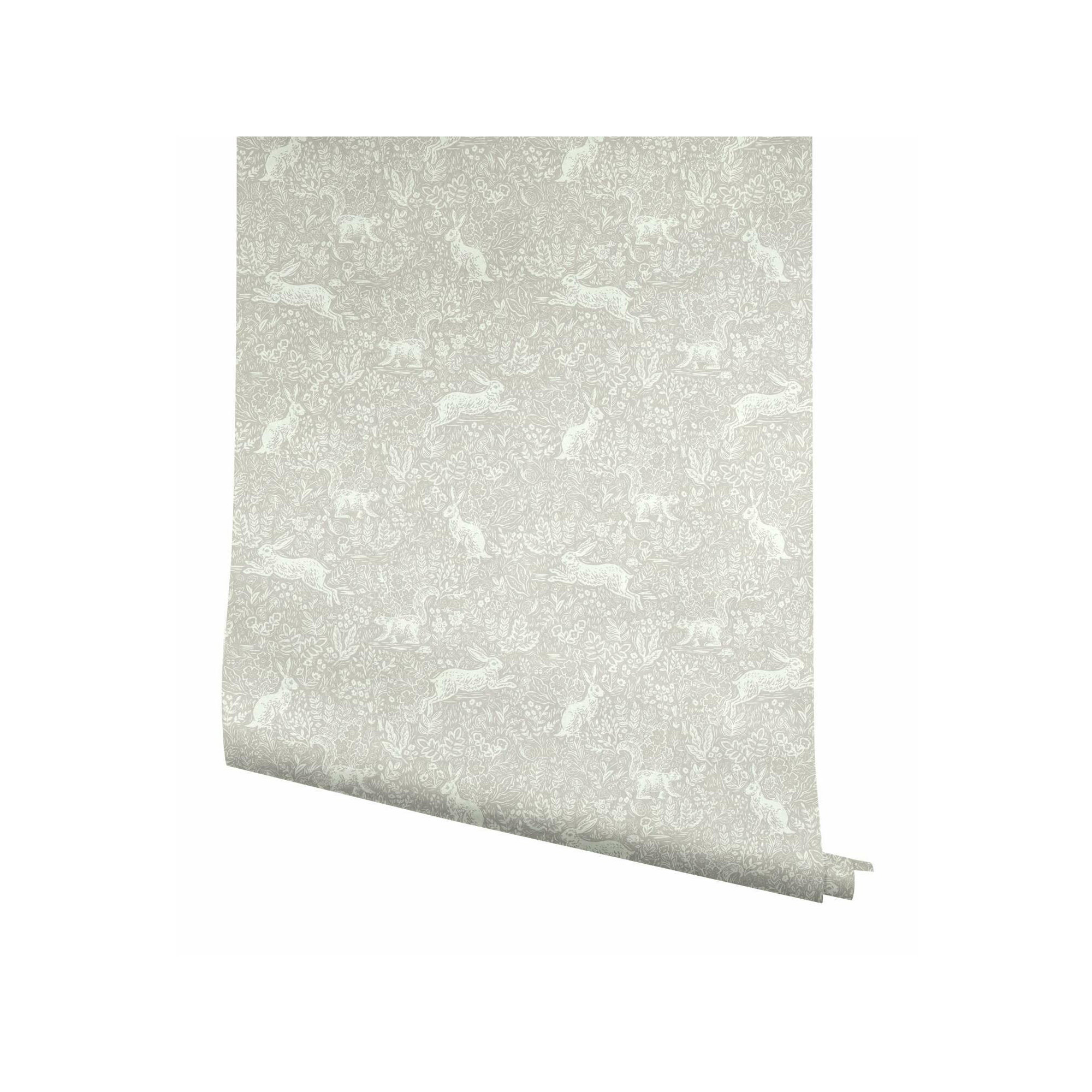 Rifle Paper Co. Fable 27' x 27" Wallpaper, Linen