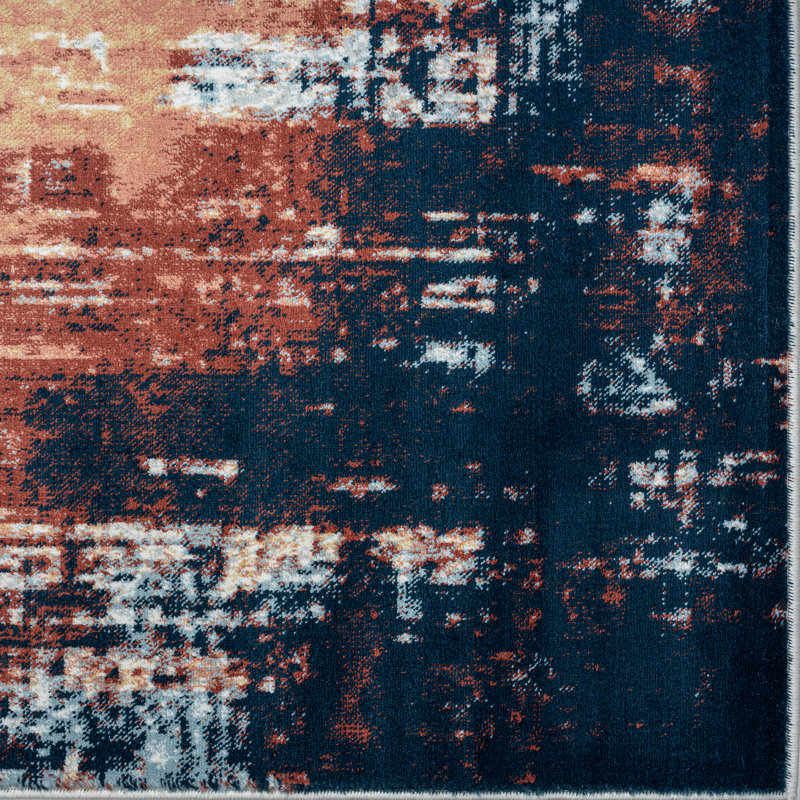 Abstract Indoor Rug, Rectangle 9' x 12'