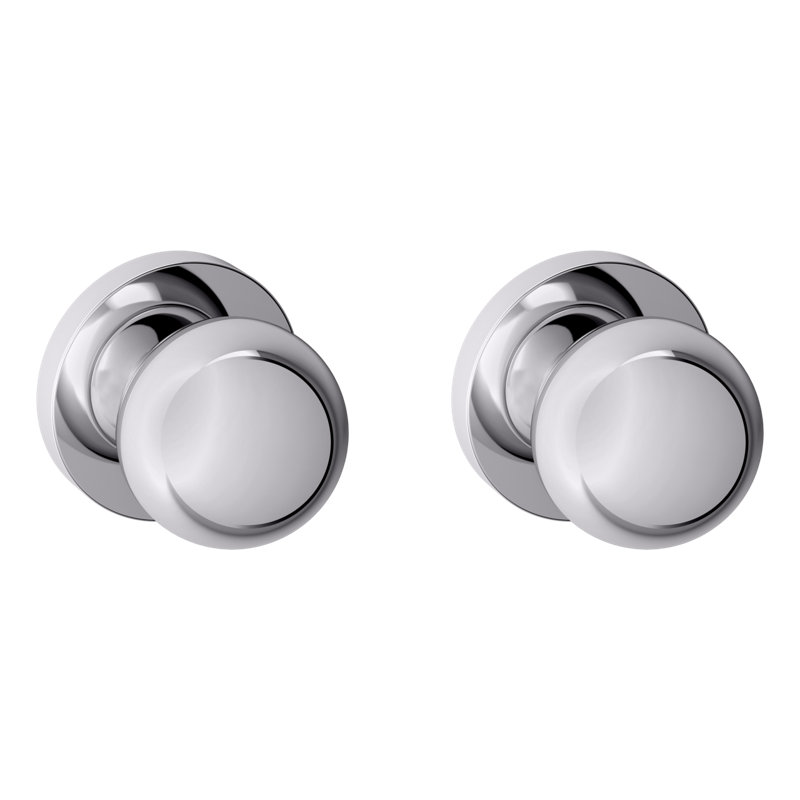 Baldwin 5041 Knob 2.09375 Diameter Round, Polished Chrome