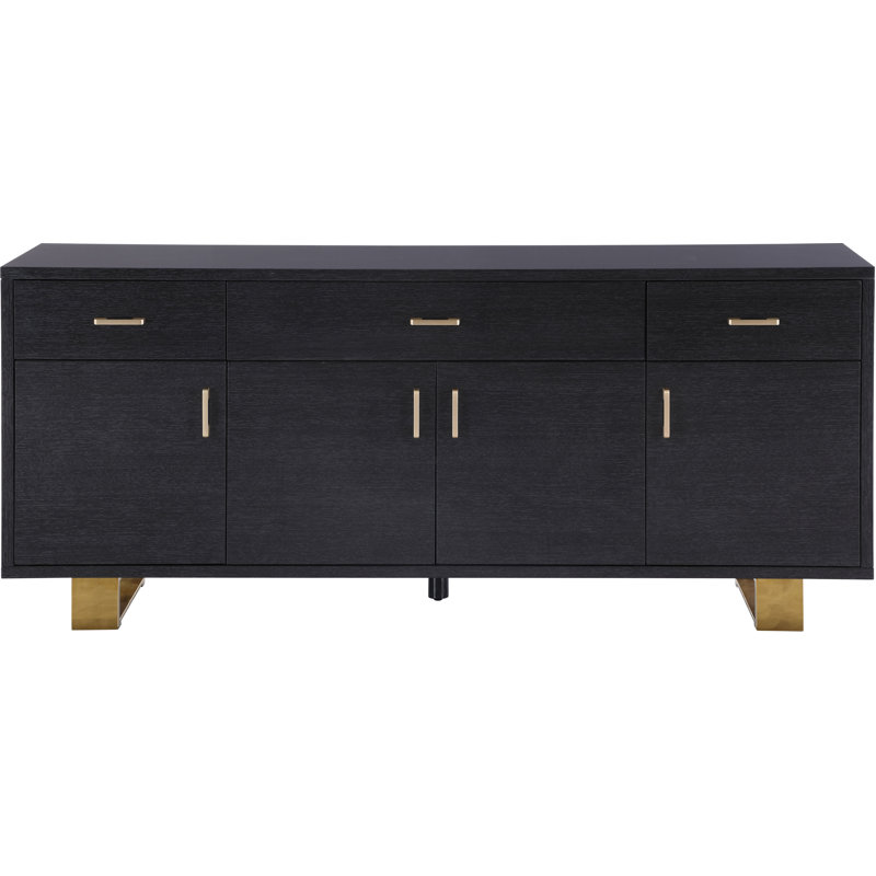 Woolum 72'' Sideboard, Gold/Gray