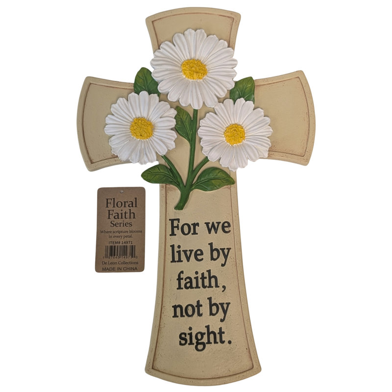 Floral Faith Cross Daisy
