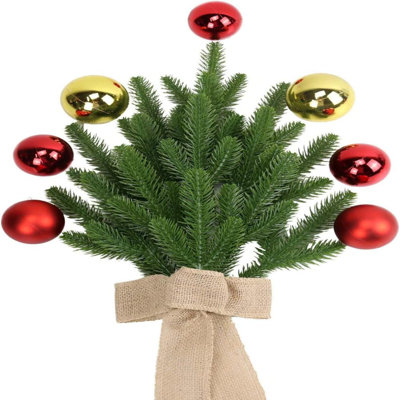 96 Pcs Artificial Pine Branches Green Plants Pine Needles DIY Accessories for Garland Wreath Christmas and Home Garden Decor