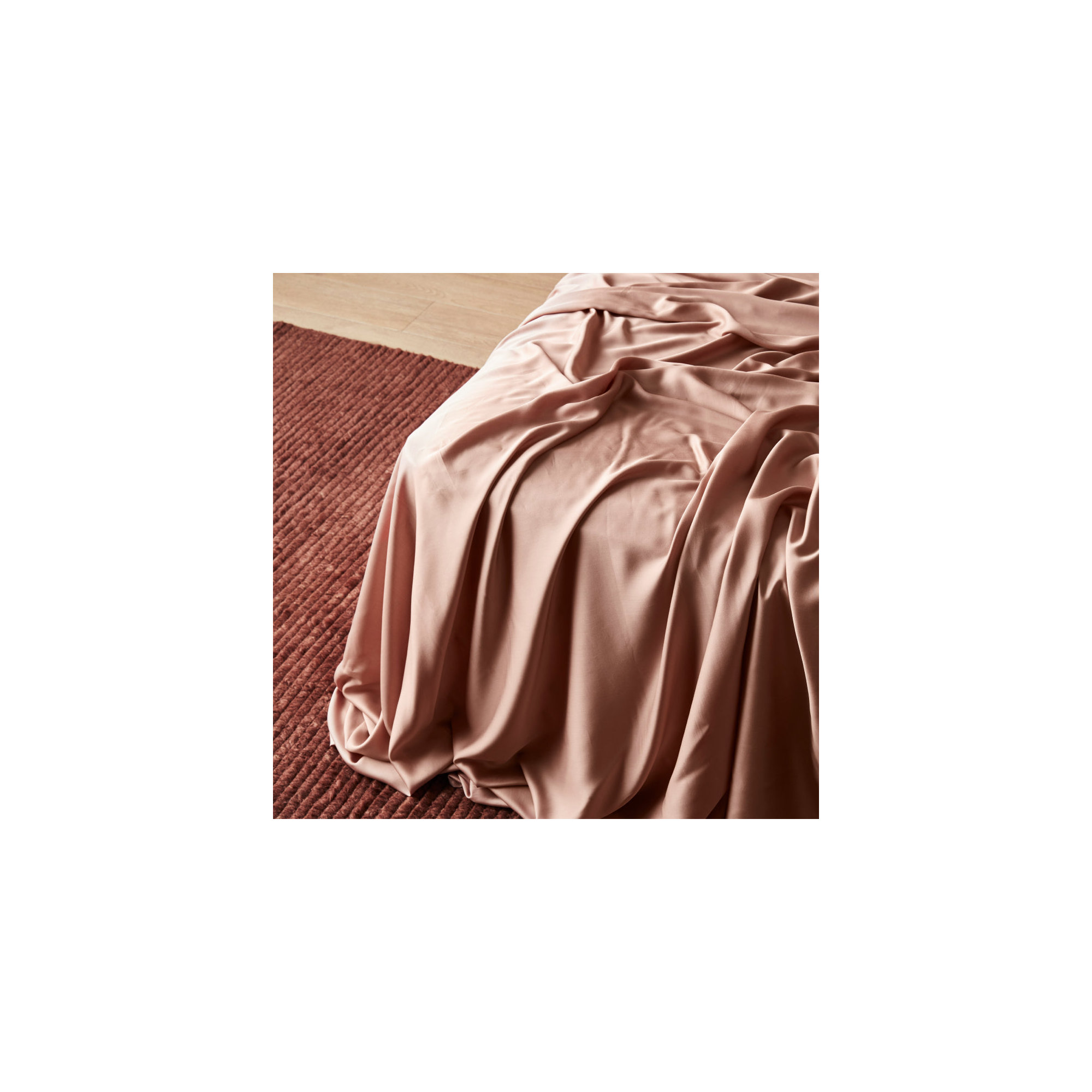 Signature Sateen Duvet Cover, Almond, Queen Duvet Cover