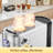 15-Bar Espresso Machine With Milk Frother Wand – Compact Design, Detachable Water Tank, Perfect For Home Latte & Cappuccino Lovers