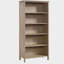 Bibliothèque à 5 tablettes, finition brune