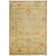 Oushak Oriental Hand-Knotted Wool Dark Green/Light Area Rug