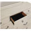 Table de chevet 1pc blanc antique