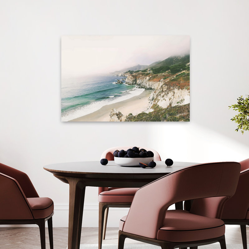 «California Bay Contemporary Beach», art mural, H 24 po x l 36 po